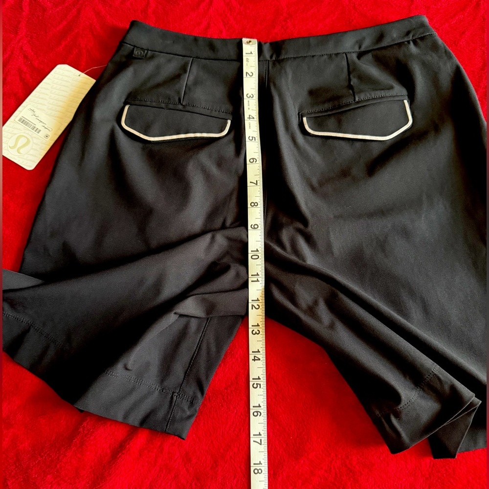 NWT Lululemon Size 6 Black Dress shorts Cute & Flattering Measurements in pics 🍋 - Picture 6 of 17